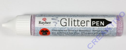 Rayher Glitter Effekt-Pen klassikrot