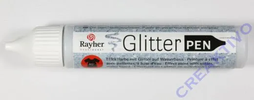 Rayher Glitter Effekt-Pen silber