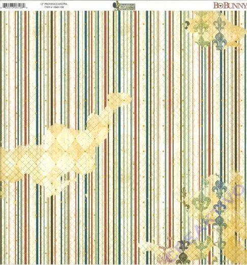 Bo Bunny Scrapbookingpapier Provence - Aroma (Restbestand)