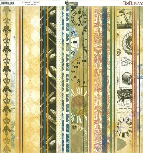Bo Bunny Scrapbookingpapier Provence - Cest chic (Restbestand)