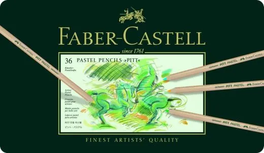 Farbstift PITT Pastell 36er Metalletui