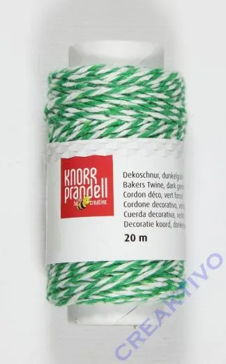 Dekoschnur dunkelgr�n 20m