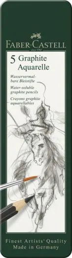 Aquarellbleistift GRAPHITE AQUARELLE 5er Etui