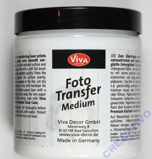 Foto-Transfer Medium