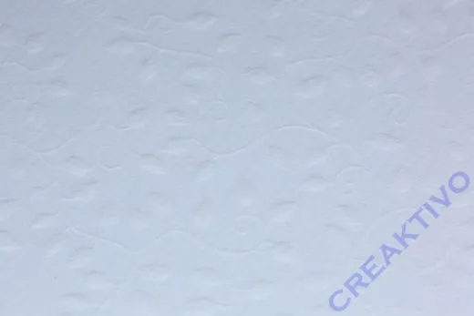 Bastelkarton Firenze gepr�gt Din A4 hellblau altes Design - Restbestand