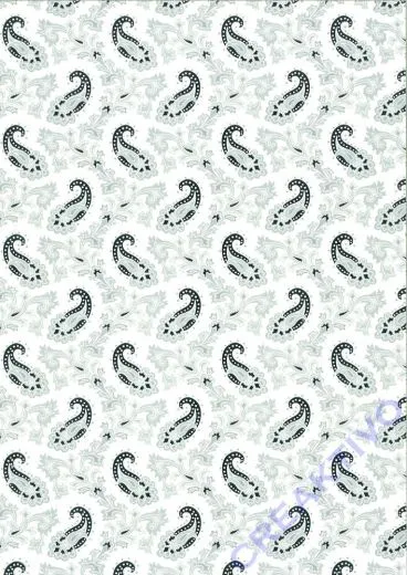Bastelkarton A4 Paisley Elegance silber (Restbestand)