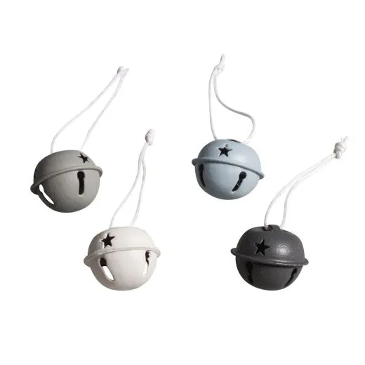 Metall-Gl�ckchen blau/grau/wei�, 2,5cm �