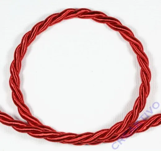 Dekokordel 6mm Meterware rot