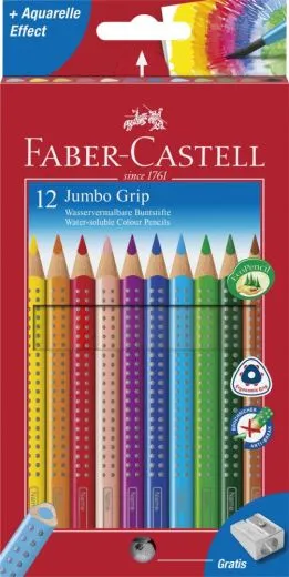 Buntstift Jumbo GRIP 12er Kartonetui