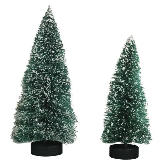 Deko-Tannenb�umchen beschneit, 9+12cm sort.