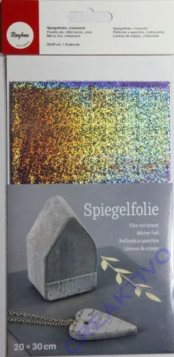 Spiegelfolie irisierend