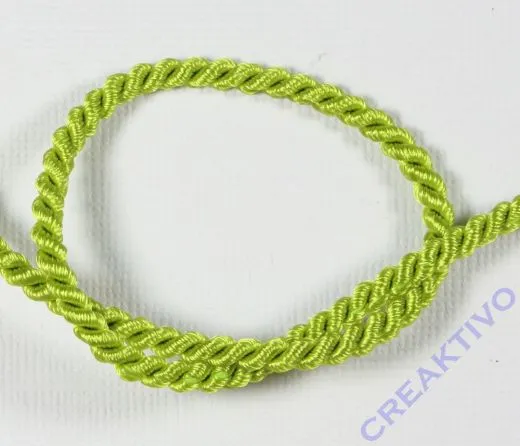Dekokordel 4mm Meterware hellgr�n