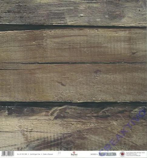 Scrapbooking-Papier Wood - Holz (Restbestand)