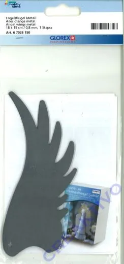 Engelsfl�gel Metall 18 x 15 cm