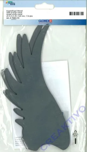 Engelsfl�gel Metall 25 x 21,5 cm