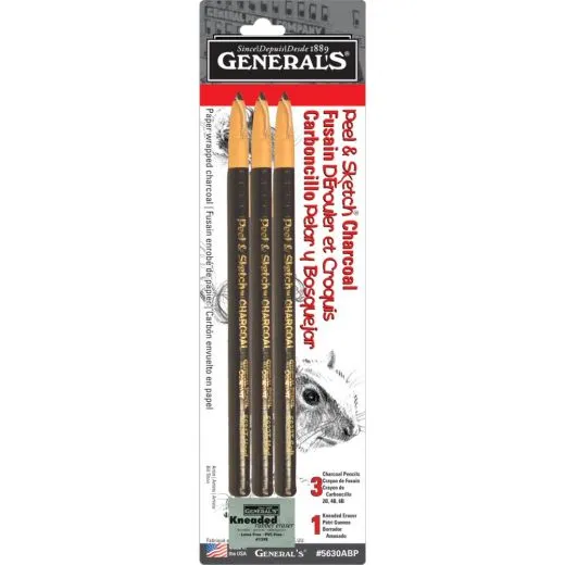 Generals Peel & Sketch Charcoal