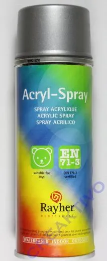 Rayher Acryl Spray silber