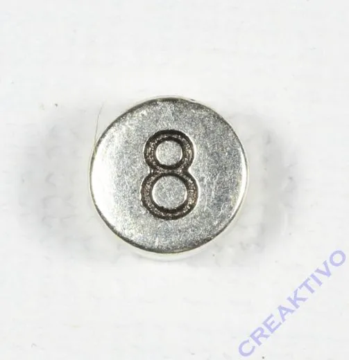 Metall-Perle 8 7mm