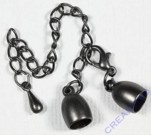 Pracht Verschluss 6mm onyx matt