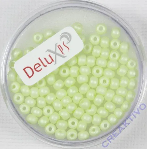 Pracht Rocailles Lumi 3mm hellgr�n