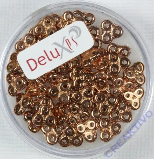 Trinity Beads 3x6mm kupferfb.