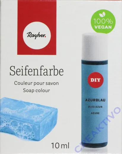 Seifenfarbe azurblau