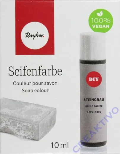Seifenfarbe steingrau