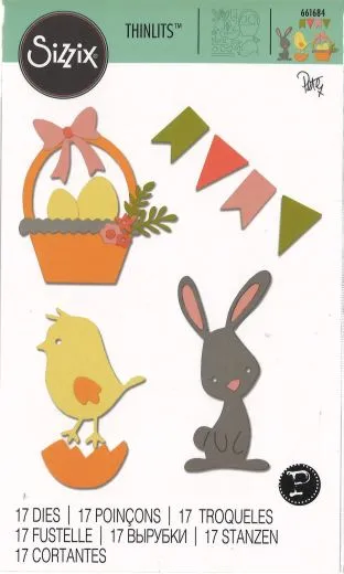Sizzix Thinlits Die Set 17PK - Easter