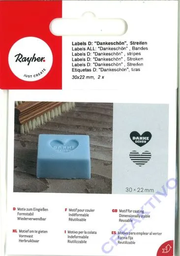 Seifen-Labels Dankesch�n, Streifen