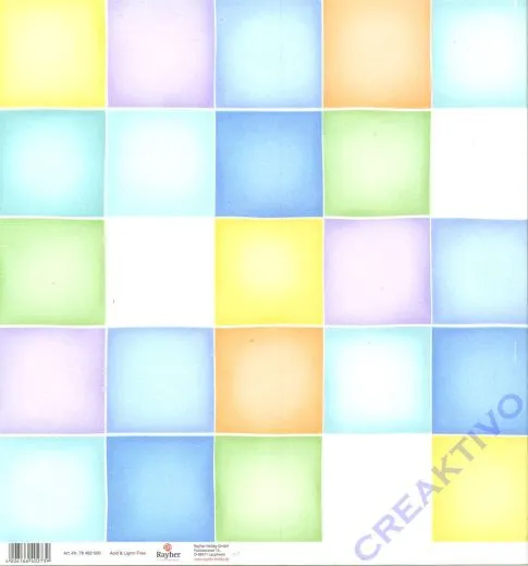 Rayher Scrapbooking-Papier Mosaik (Restbestand)