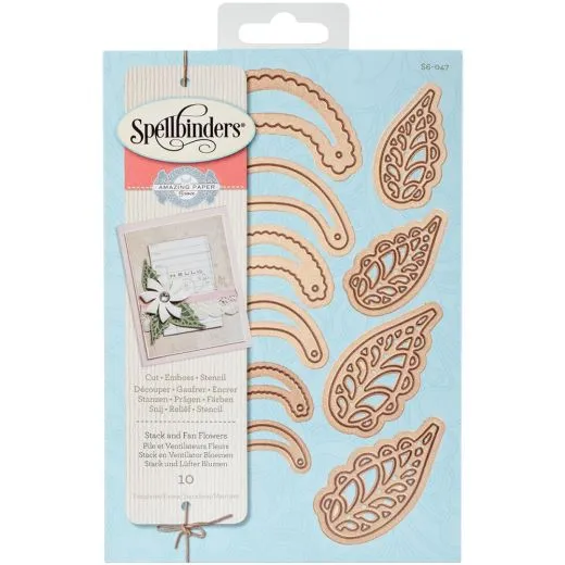 Spellbinders Designer Die - Stack and Fan Flowers