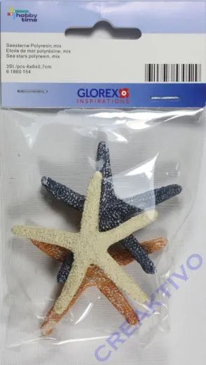 Seesterne Polyresin Mix