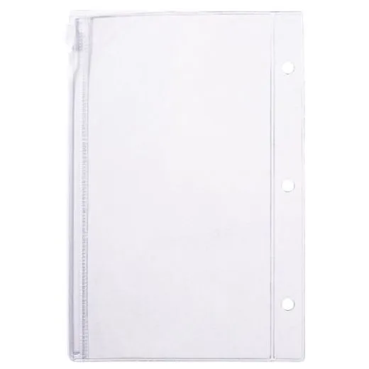 Kunststoffh�llen mit Zipper A5 (Restbestand)