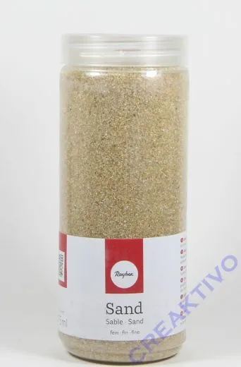 Sand, fein beige