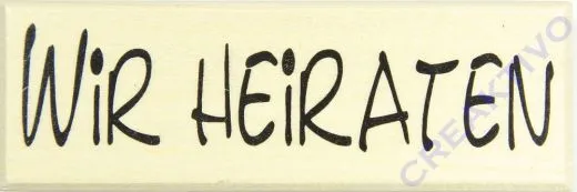 Rayher Stempel Wir heiraten`