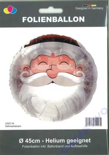 Folienballon Weihnachtsmann