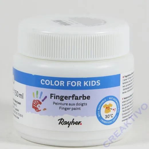 Fingerfarbe wei�