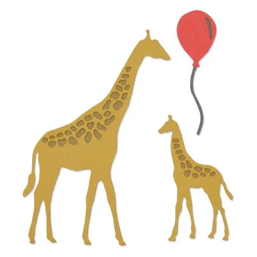 Sizzix Thinlits Die Set 5PK - Giraffes