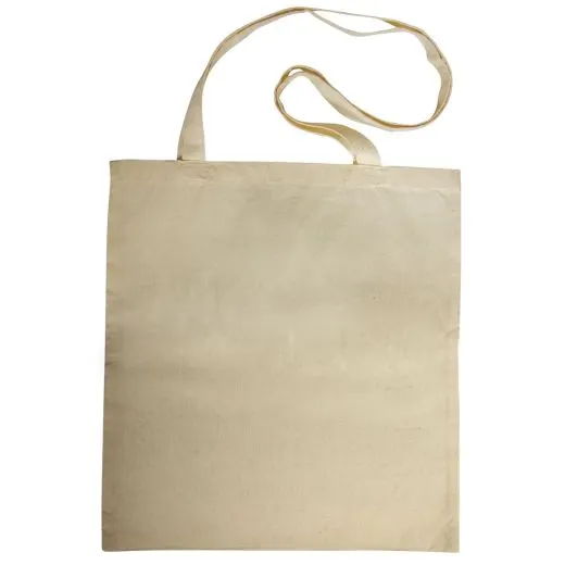 Baumwoll-Tasche, unbedruckt, beige, 38x42 cm LANGE HENKEL