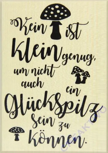 Rayher Stempel Gl�ckspilz