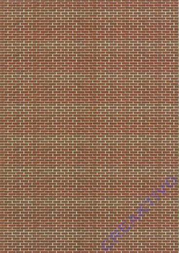 Fotokarton Modellbau DIN A4 - Motiv 03 Ziegelsteine