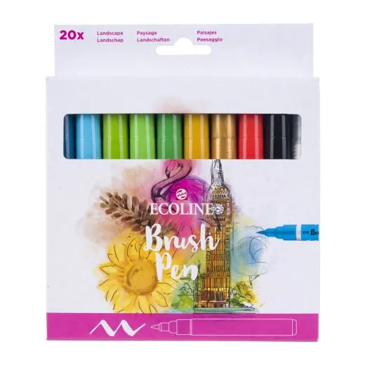Talens Ecoline Brushpen Landscape 20er-Set