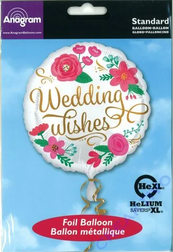 Folienballon Wedding Wishes