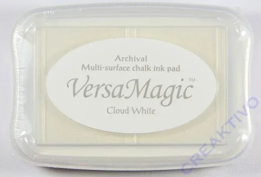Versa Magic Chalk- Stempelkissen Gr��e L wei�