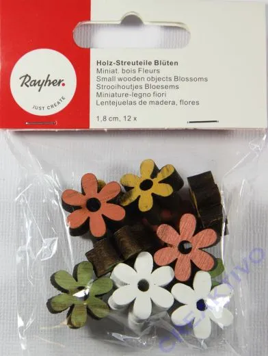 Rayher Holzstreuteile Bl�ten