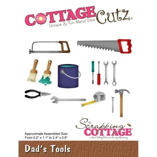 CottageCutz Die - Dads Tools .2 To 2.4