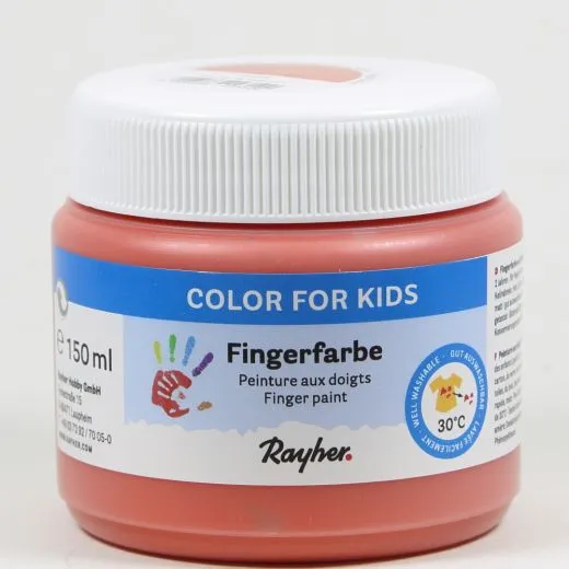 Fingerfarbe orange