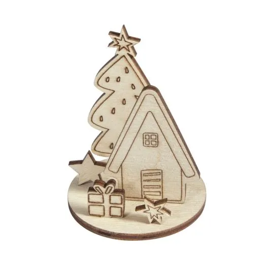 Holz-Steckteile Winterhome
