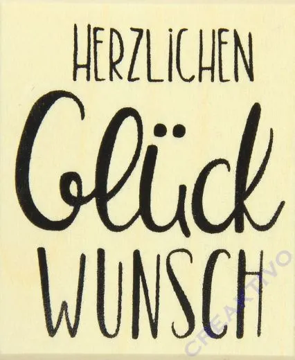 Stempel Herzlichen Gl�ckwunsch