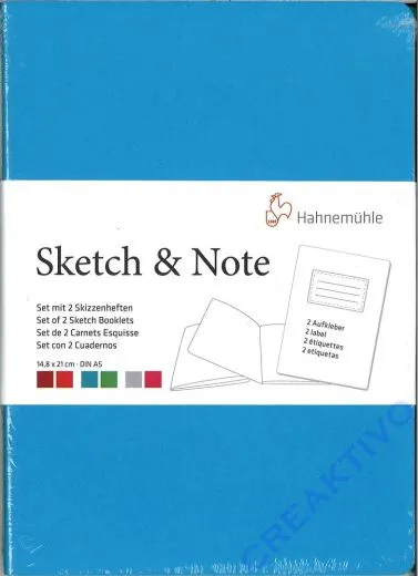Hahnem�hle Skizzenbuch Sketch & Note Blue Bundle Din A5